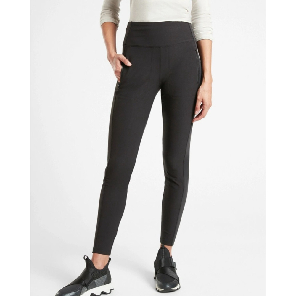 Athleta Headlands Hybrid Tight Black Size 2 abrasion resistant hike travel